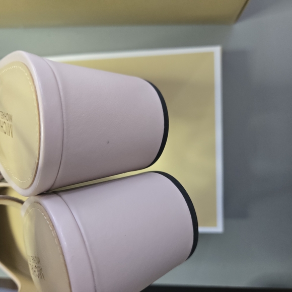 Michael Kors Pink and Black Block Heel Slingbacks - Picture 6 of 6